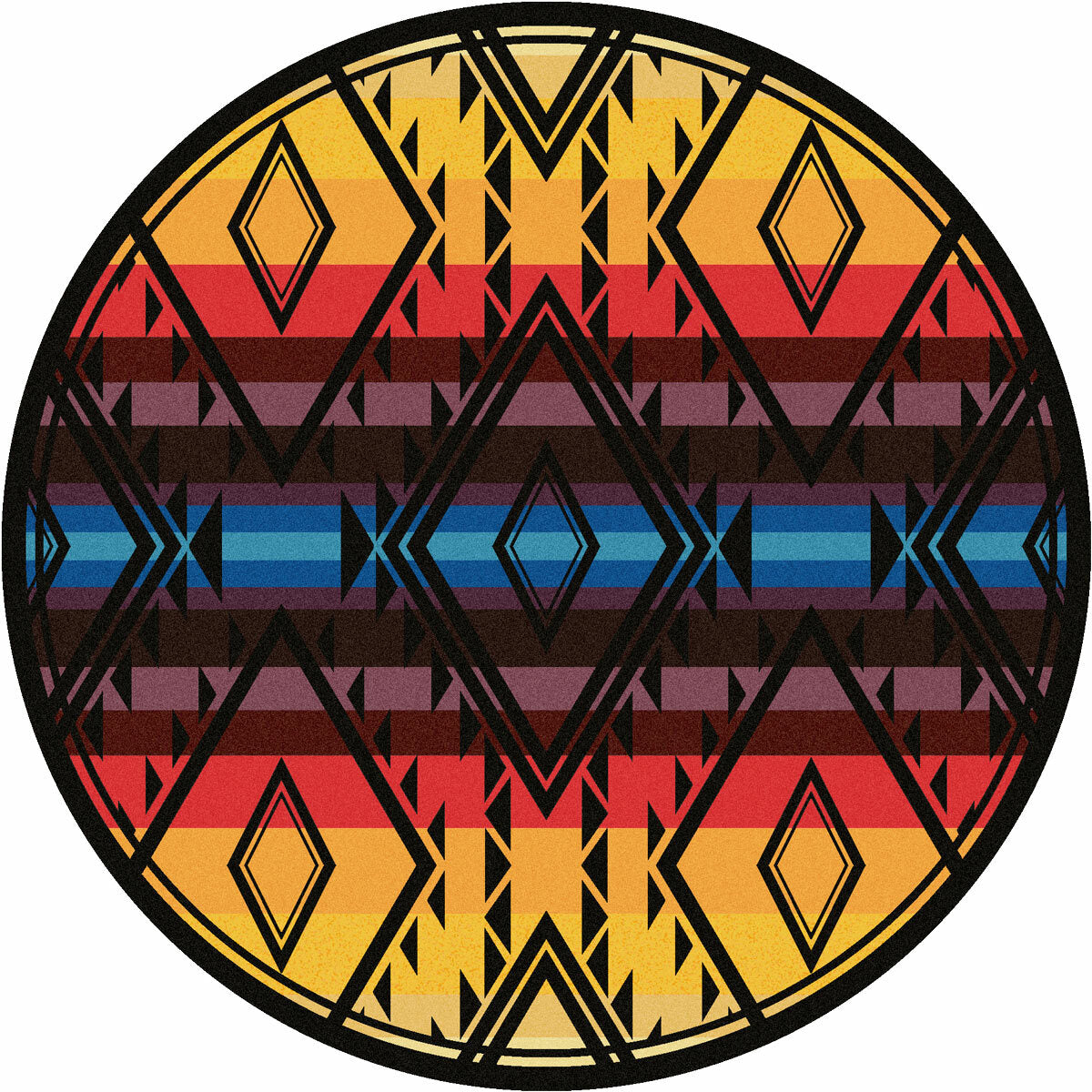 Rainmaker Bright Rug - 8 Ft. Round