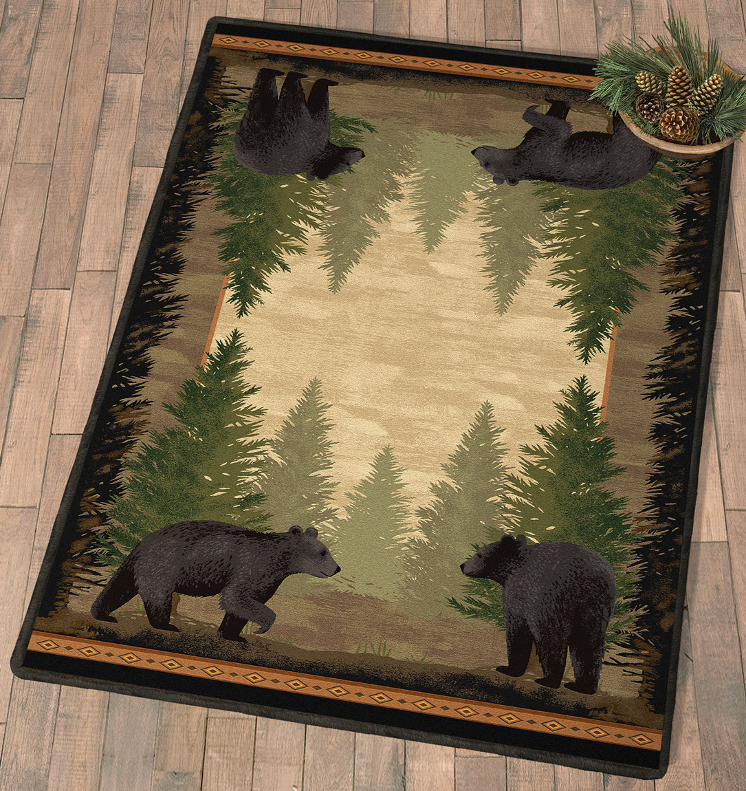 Timberline Bear Rug - 4 x 5