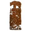 Mama Bear & Cubs Metal Wall Art