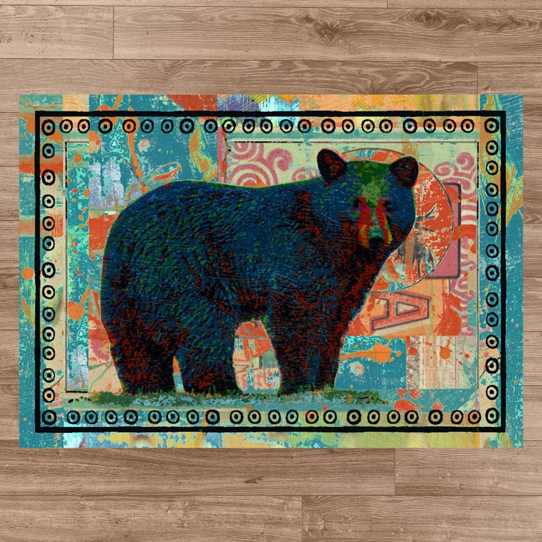 Bear Watch Rug - 3 x 4