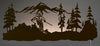 Skier Back Lit Wall Art