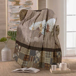 Peaceful Forest Bear Throw