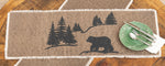 Bear Forest Table Runner - 36 Inch