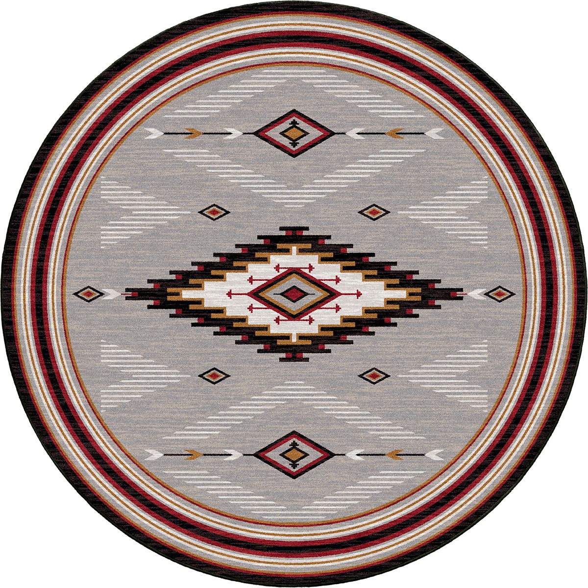Phoenix Rising Rug - 8 Ft. Round