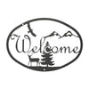 Deer Script Welcome Sign