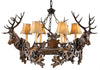 Three Royal Stags Chandelier