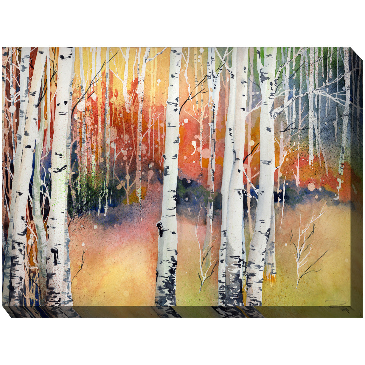 Aspen Grove Indoor/Outdoor Canvas Art