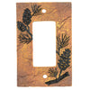 Pinecone Forest Stone Rocker Plate