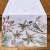 Frosty Chickadee Table Runner - 54 Inch