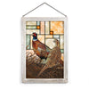 Fall Pheasants Stained Glass Art