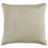 Beige Satin Euro Sham