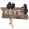 Curious Bear Cubs Key Holder