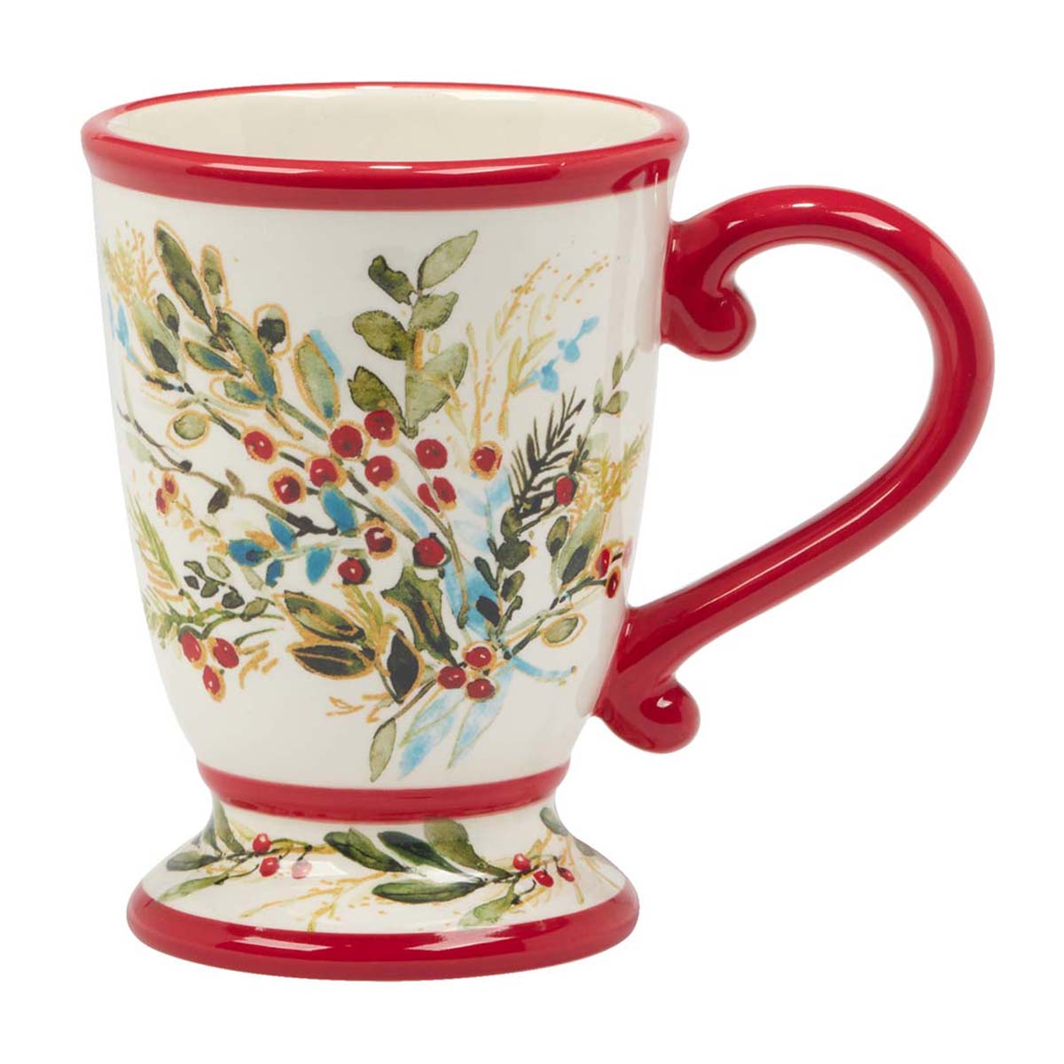 Forest Christmas Mugs - Set of 4