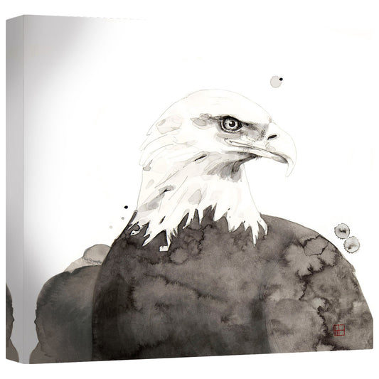 Watercolor Eagle Canvas Wall Art
