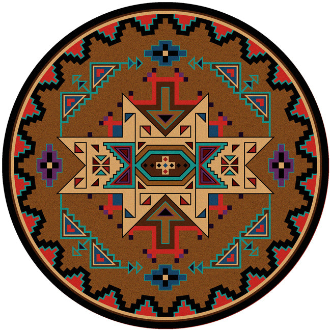 Deep Gorge Rug - 8 Ft. Round