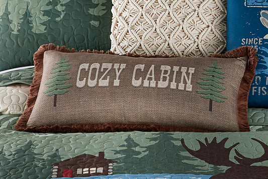 Cozy Cabin Pines Pillow - OVERSTOCK