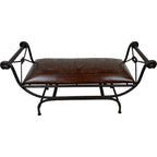 Double Vanity Bench - Colonial & Antique Brown