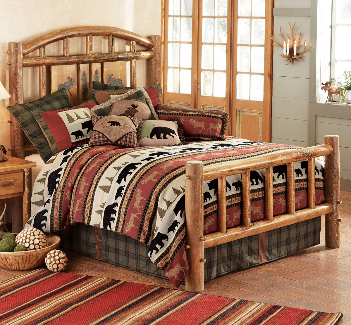 Moose Creek Log Bed - Cal King