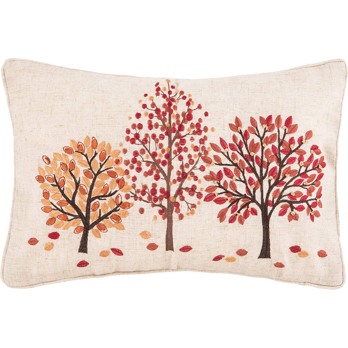 Falling Leaves Ribbon Art Pillow - OUT OF STOCK UNTIL 07/22/2026