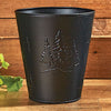 Pine Grove Metal Waste Basket