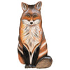 Red Fox Carved Wood Wall Art