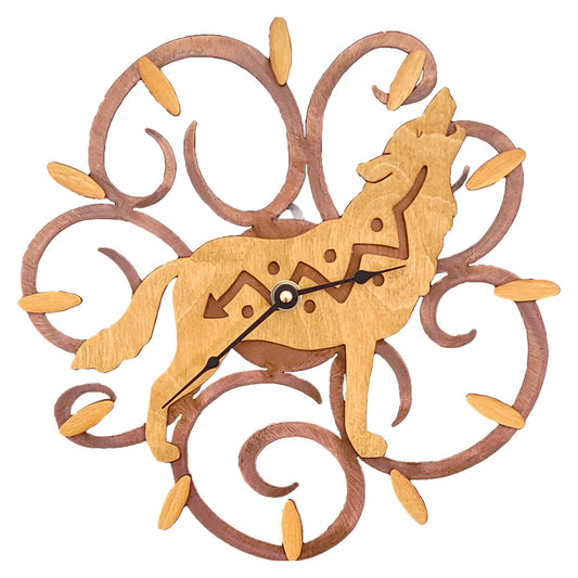Designer Wolf Wall Clock