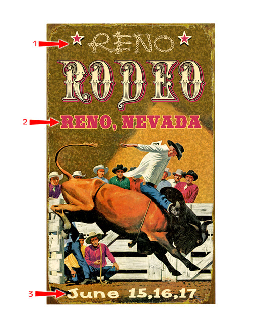 Joe Rodeo Sign Rodeo Sign | Black Forest Decor