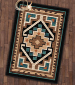 Aztec River Rug - 8 x 11