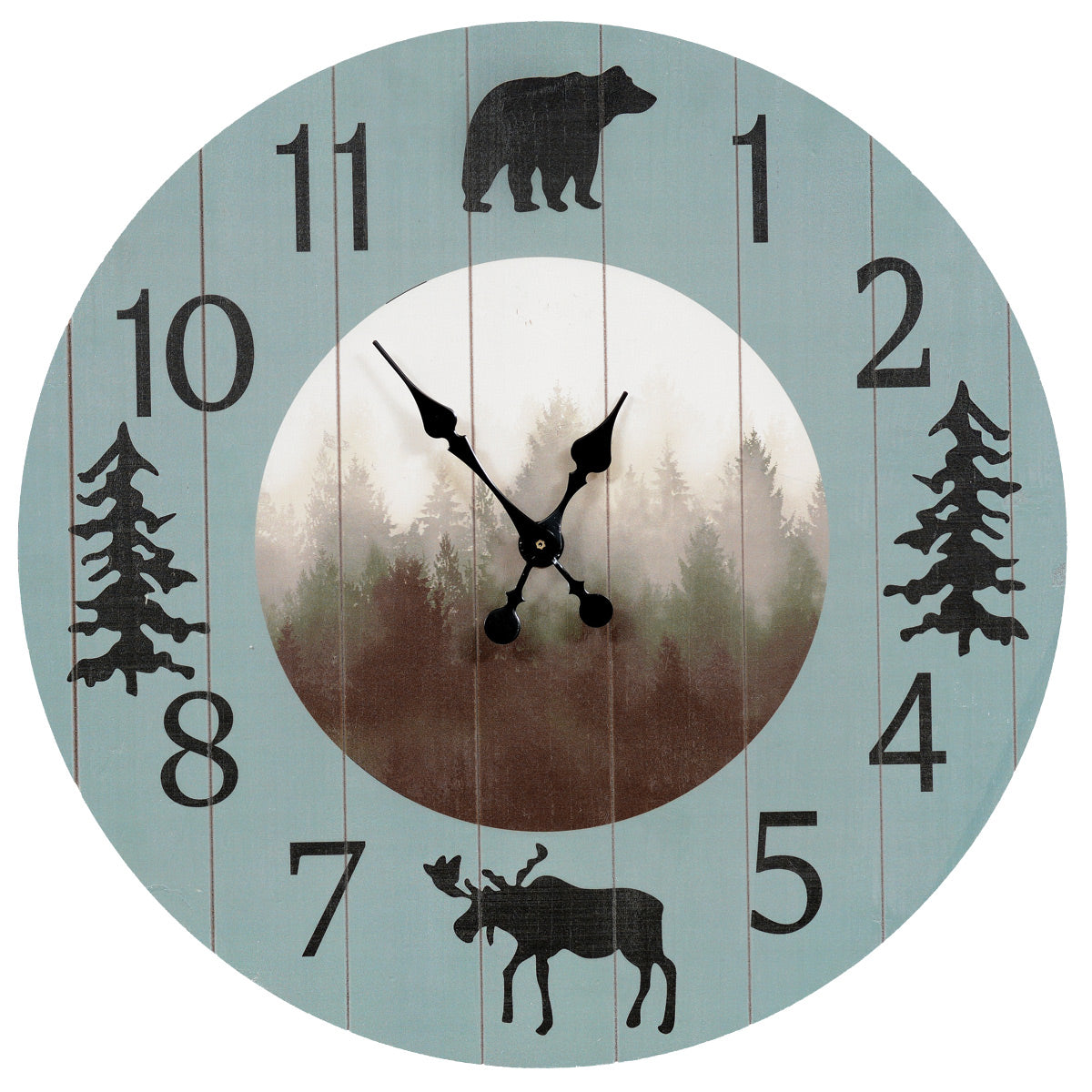 Moose & Bear Wall Clock