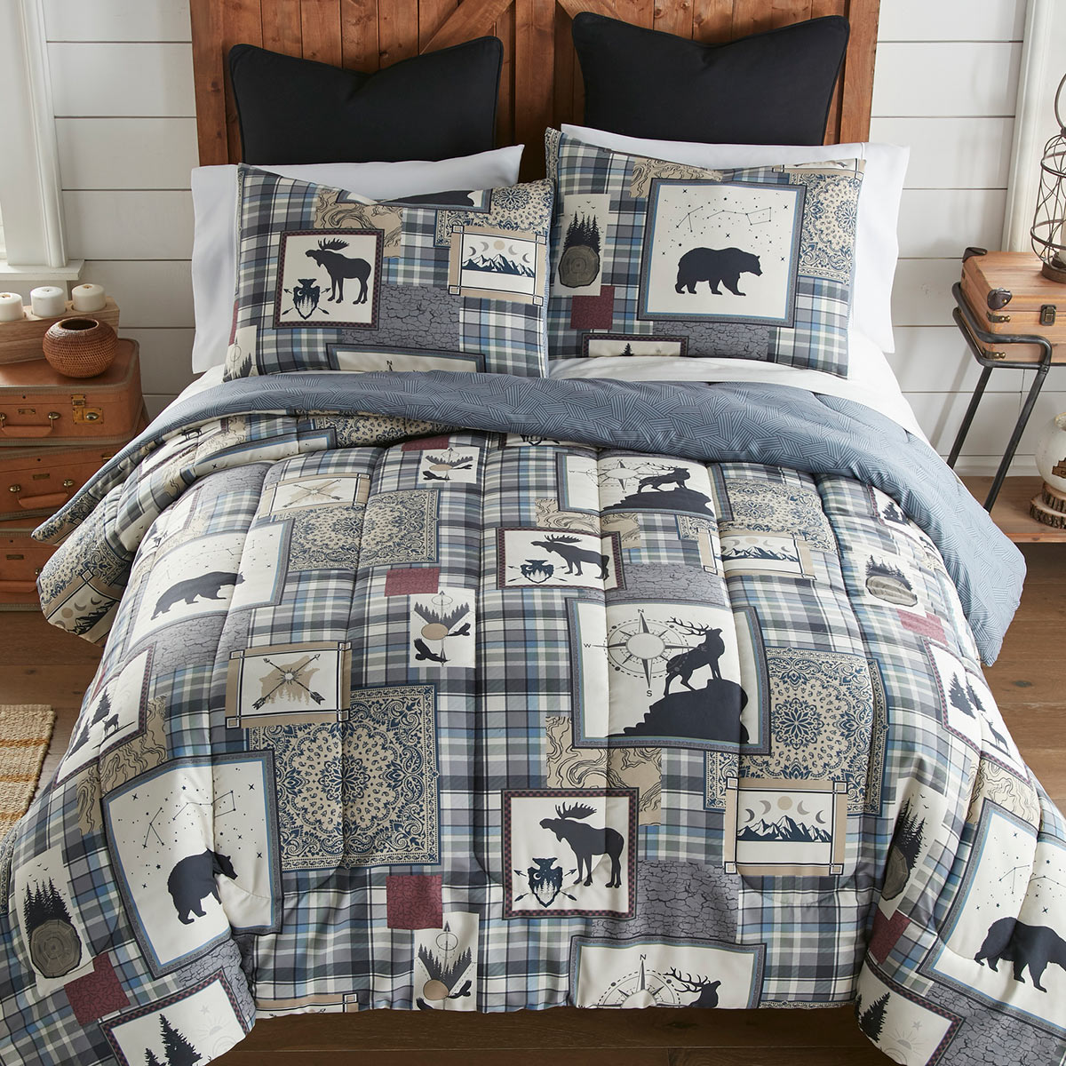 Celestial Wildlife & Woodland Comforter Set - King