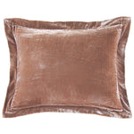 Rose Velvet Flanged Euro Sham - OUT OF STOCK UNTIL 06/11/2026