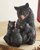 Black Bear Triplets Sculpture