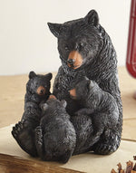 Black Bear Triplets Sculpture