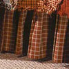 Plaid Blocks Bedskirt - King
