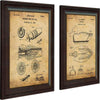 Duck Hunt Patent Framed Art - Set of 2