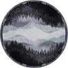 Mountain Crest Gray Rug - 8 Ft. Round