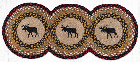 Midnight Moose Tri-Circle Table Runner