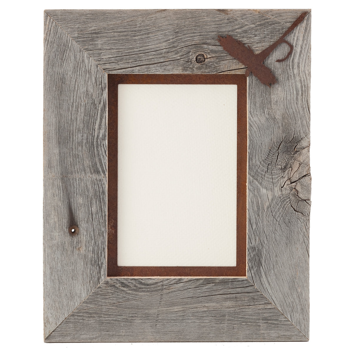 Rust Fly 5 x 7 Frame with Metal Mat