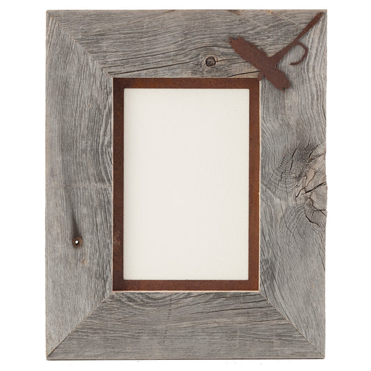 Rust Fly 5 x 7 Frame with Metal Mat