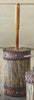 Turquoise Studded Southwestern Toilet Brush/Holder