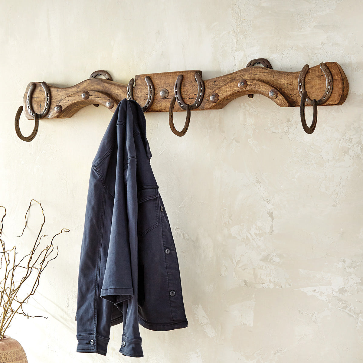 plant coat rack Double Ox Yoke Coat Rack
