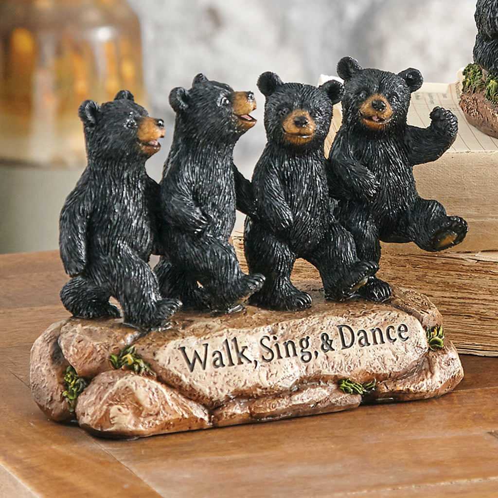 Forest Bears Dancing Sculpture