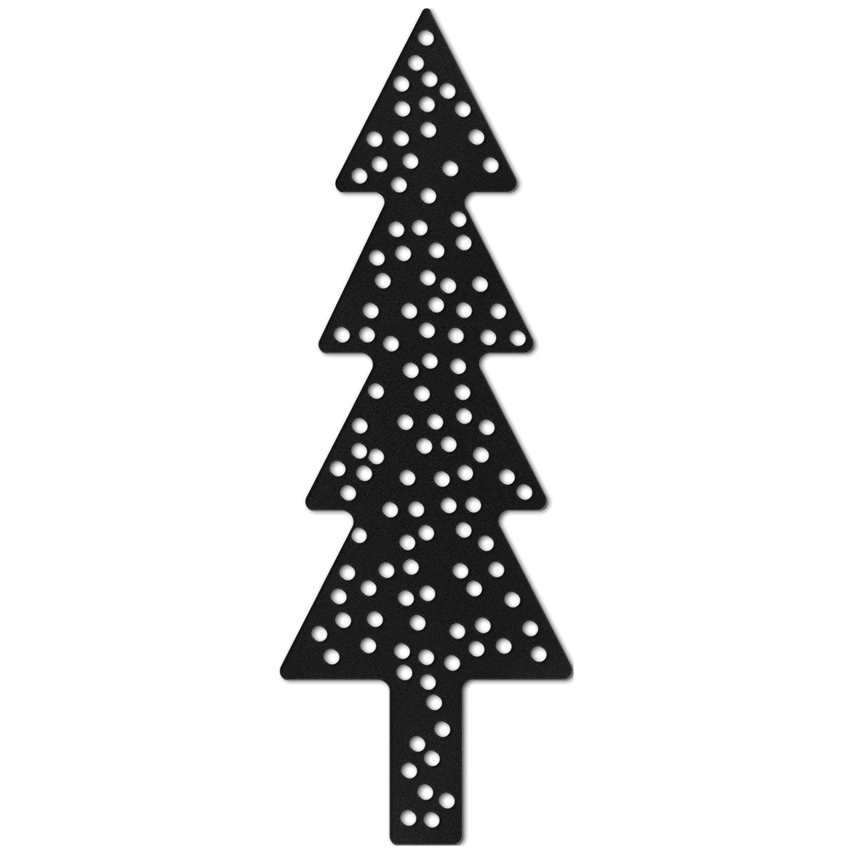 Dotted Pine Metal Wall Art