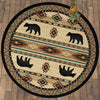 Wampum Bears Rug - 8 Ft. Round