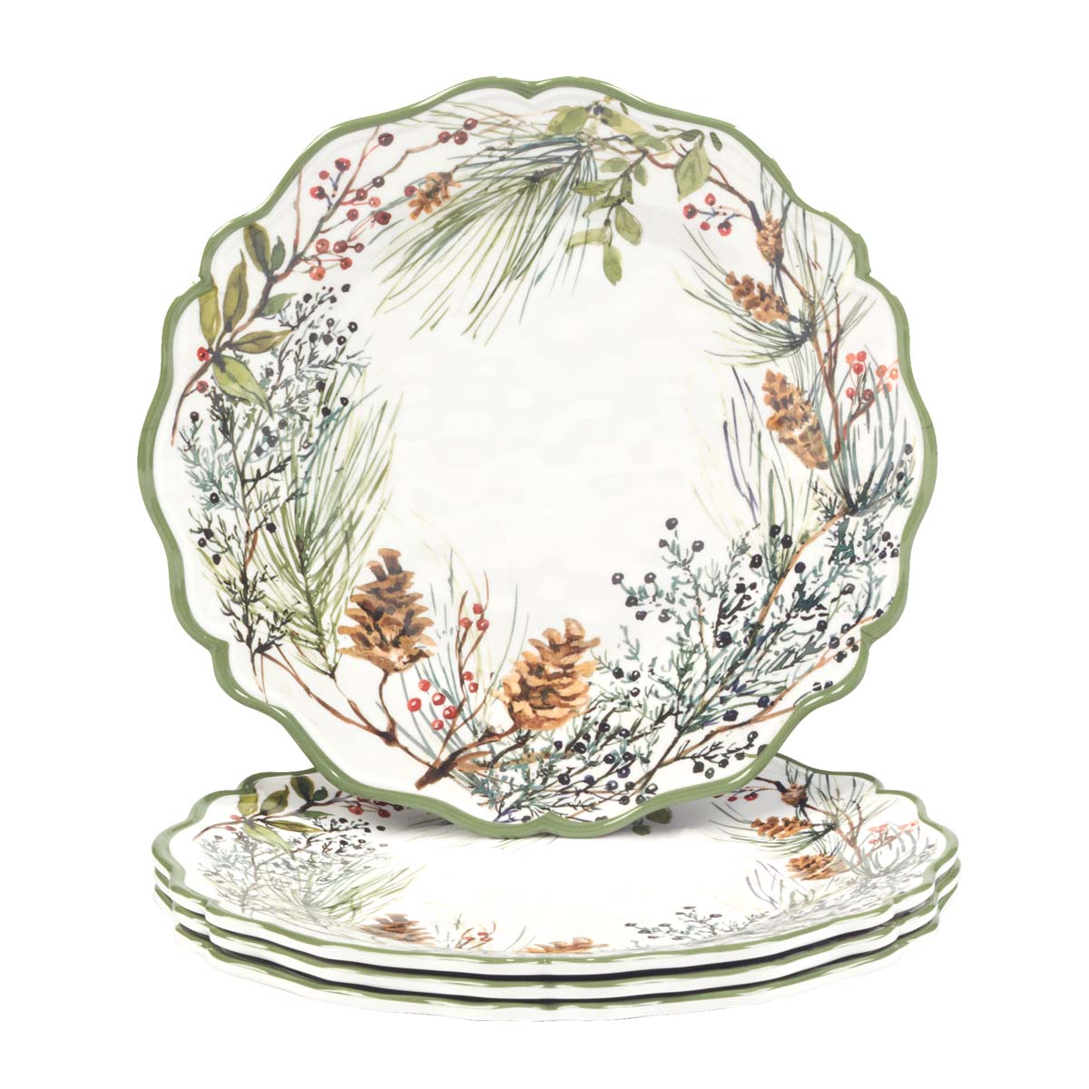 Still Grove Dinner Plates - Set of 4