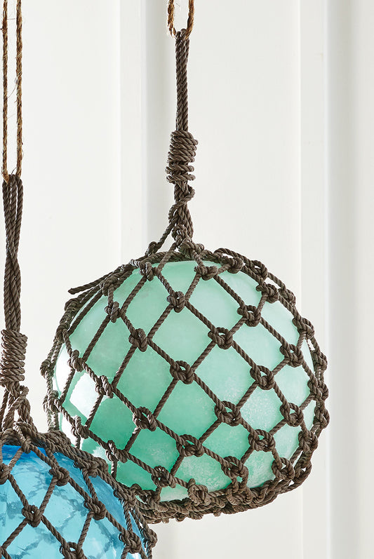 Large Glass Buoy Decorative Sphere - Seafoam - OVERSTOCK