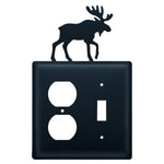 Wrought Iron Moose Single Outlet and Switch Cover - OUT OF STOCK UNTIL 07/18/2026