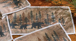 Whispering Pines Bear Table Runner - 36 Inch
