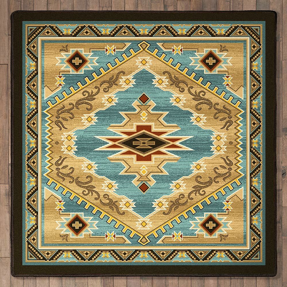 Gold Rush Canyon Rug - 8 Ft. Square