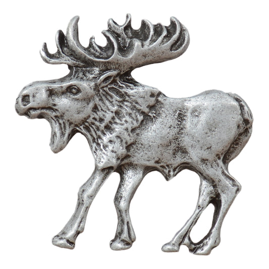 Walking Moose Cabinet Knobs - Set of 2 - Left Facing